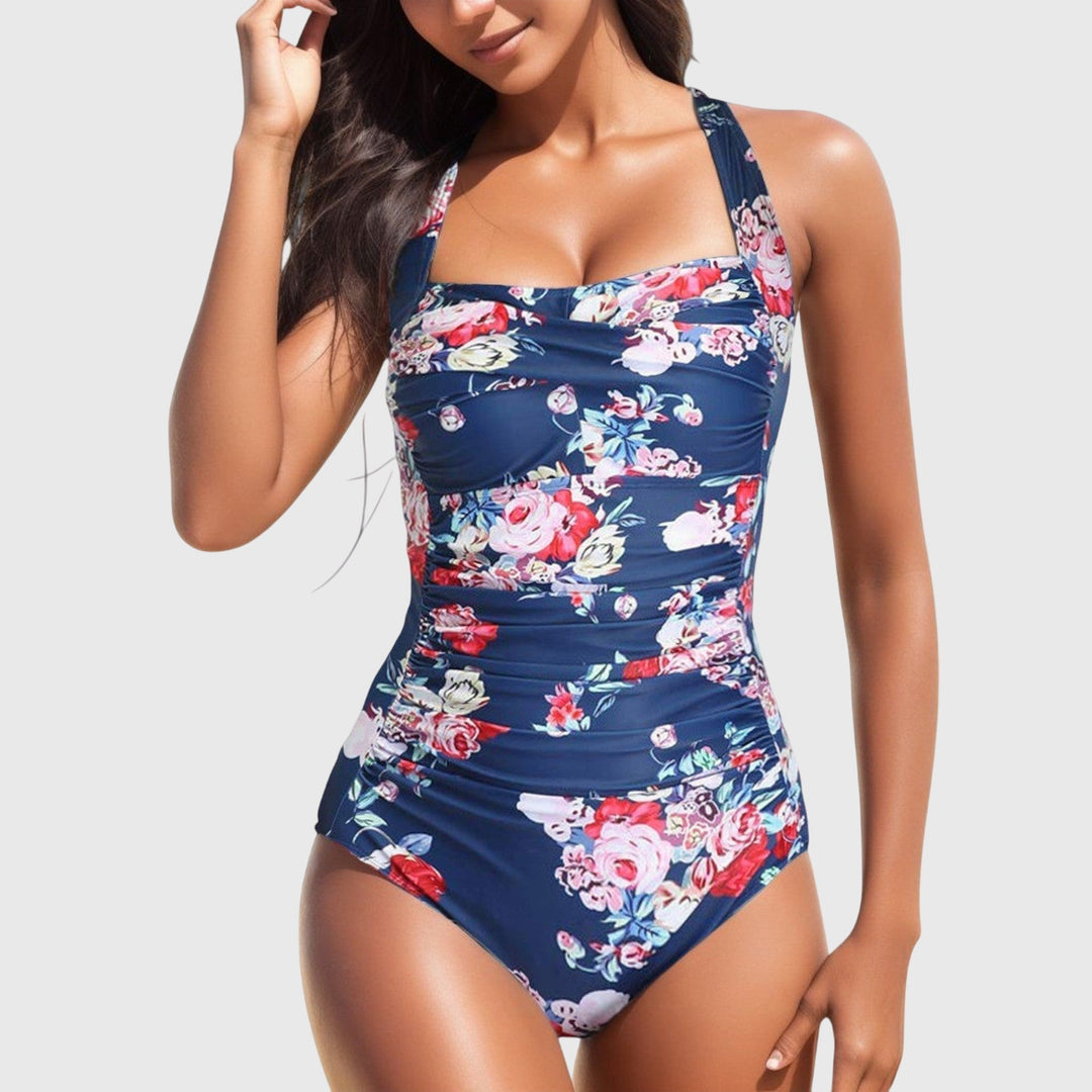 Raphaëlle | Traje de Baño Floral de Una Pieza