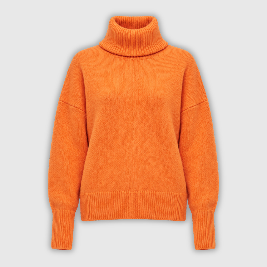 Winifred | Jersey de cuello alto de punto de ochos
