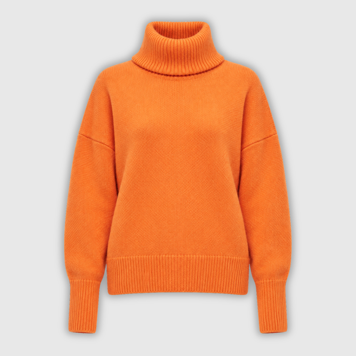 Winifred | Jersey de cuello alto de punto de ochos