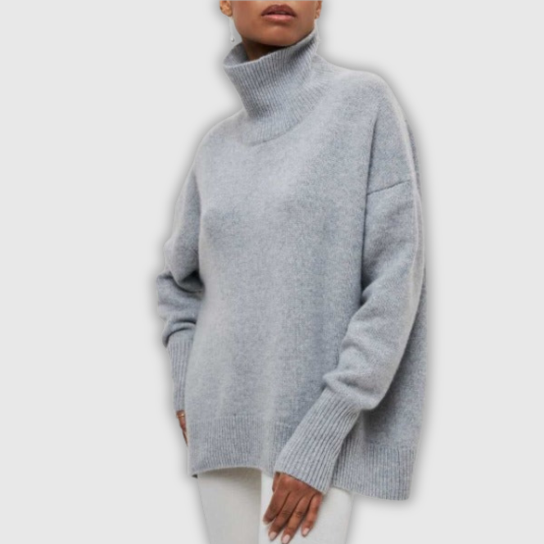 Winifred | Jersey de cuello alto de punto de ochos