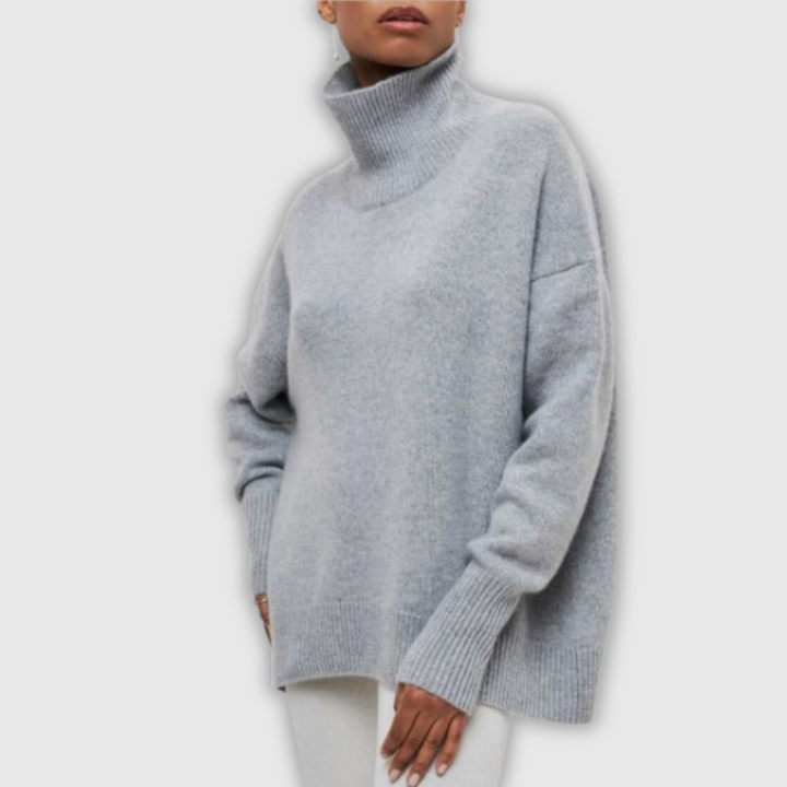 Winifred | Jersey de cuello alto de punto de ochos