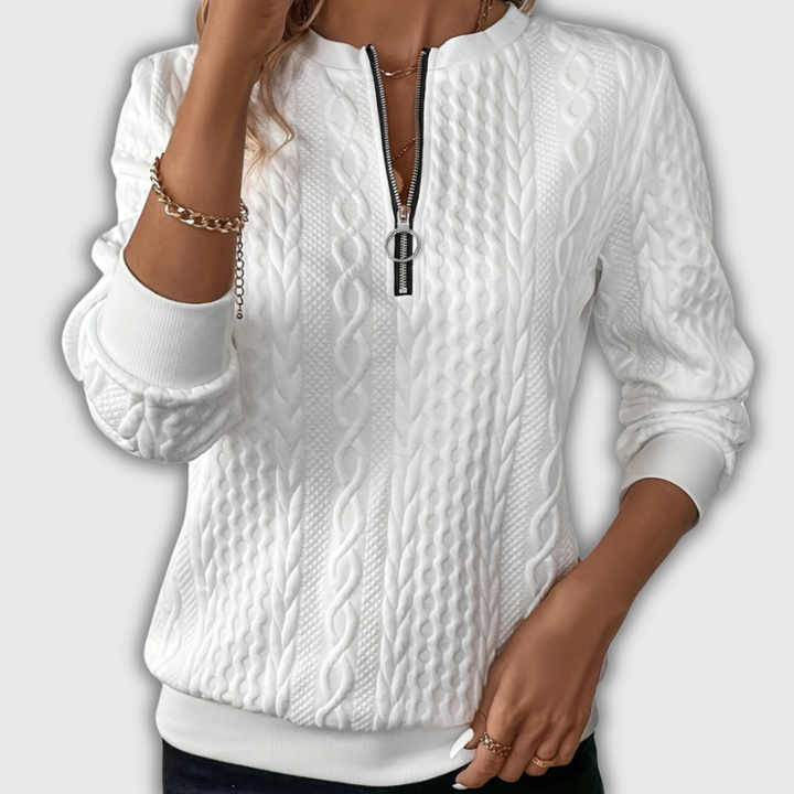 Nora | Jersey de punto con cremallera