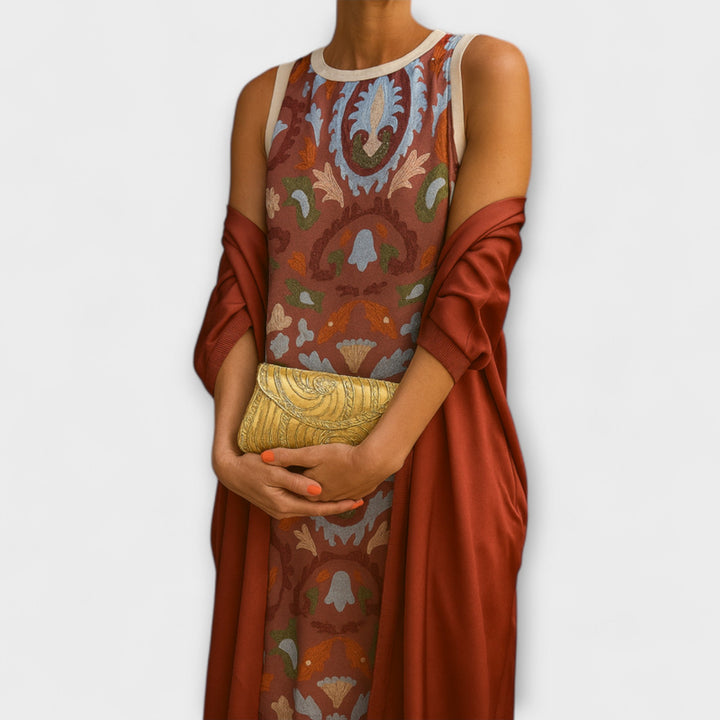 Rafaela – Vestido largo elegante con chaqueta a juego