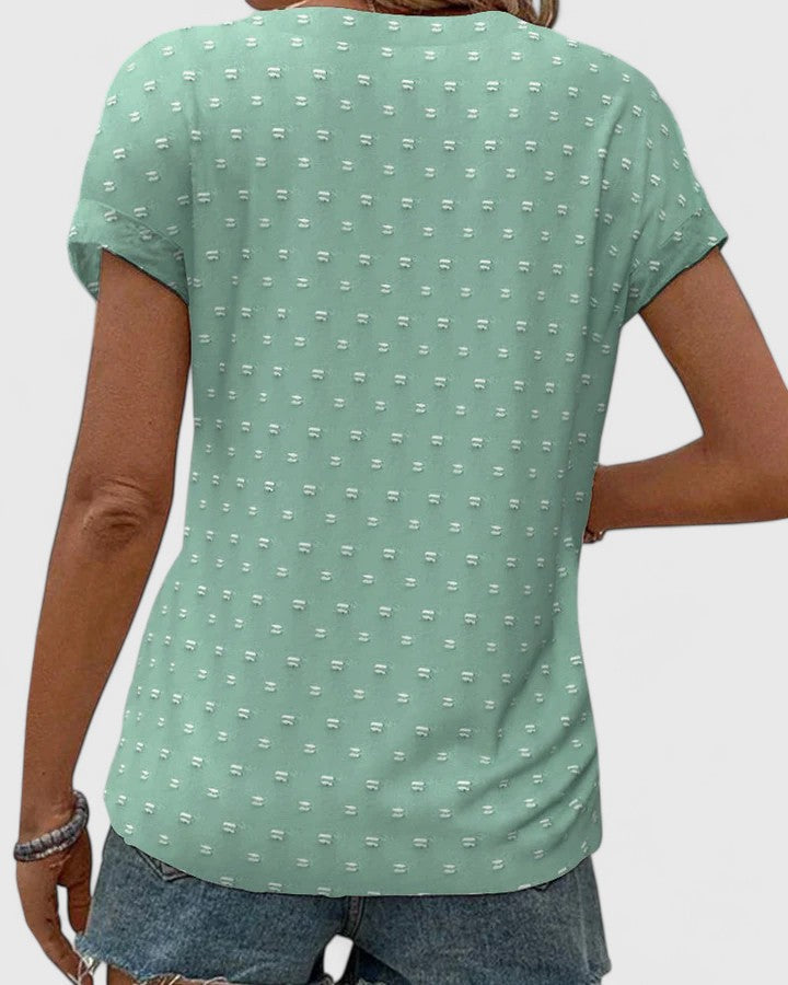 Élodie | Camisa V Neck Confortable