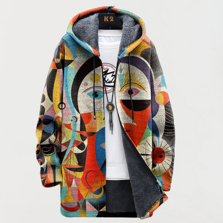 Josiane | Chaqueta con motivo abstracto