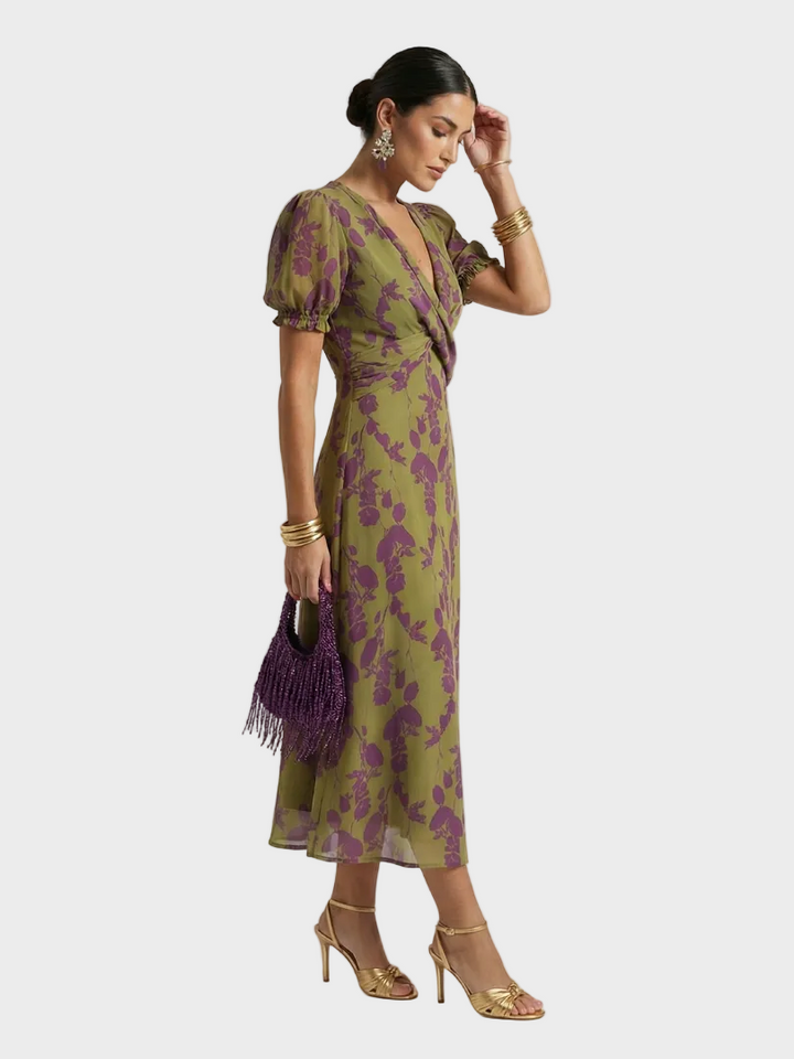 Natalia - Vestido Midi Floral Mujer