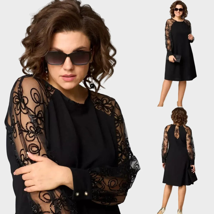 Celina - vestido midi clásico para ocasiones especiales Mujer