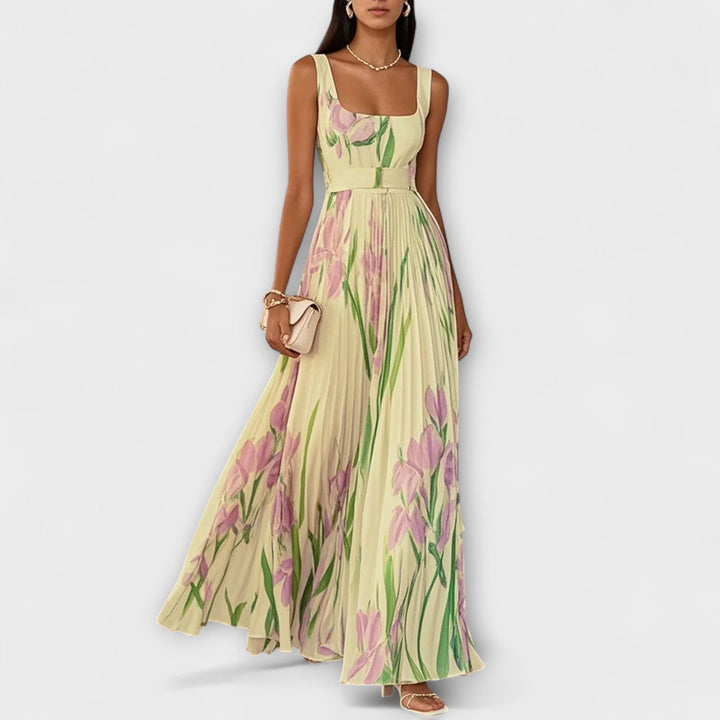 Penélope - Vestido Maxi de Chiffon Mujer