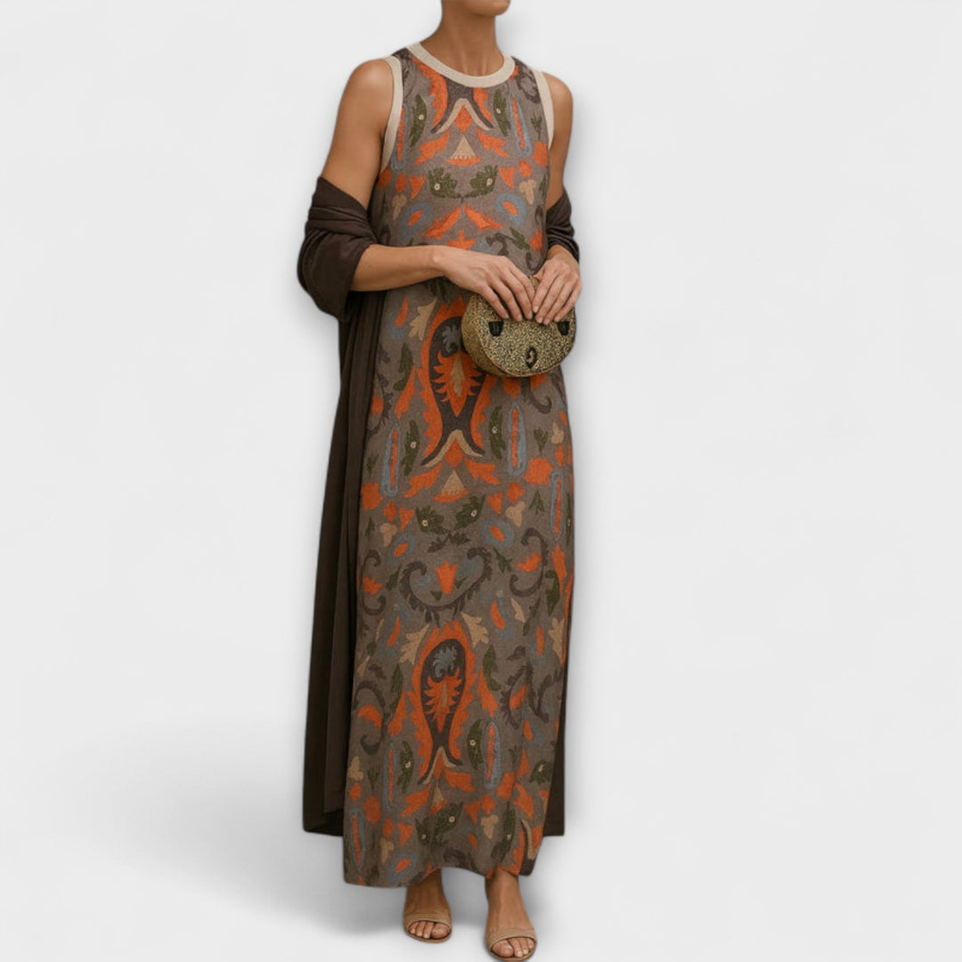 Rafaela – Vestido largo elegante con chaqueta a juego