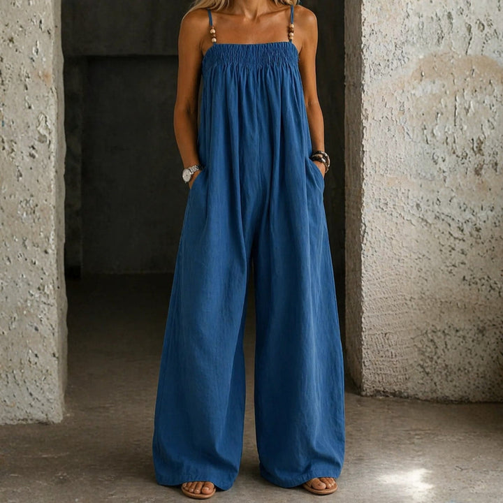Magali - Mono de Denim con Piernas Anchas | Comodidad y Estilo