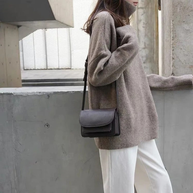 Maude | Jersey oversize de cuello alto