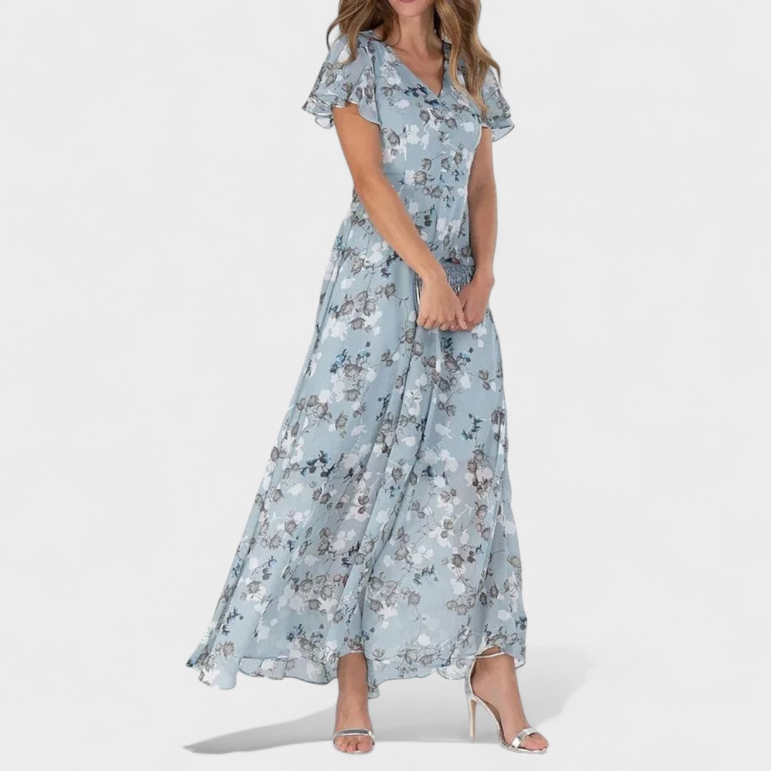 Andreia - Vestido largo floral