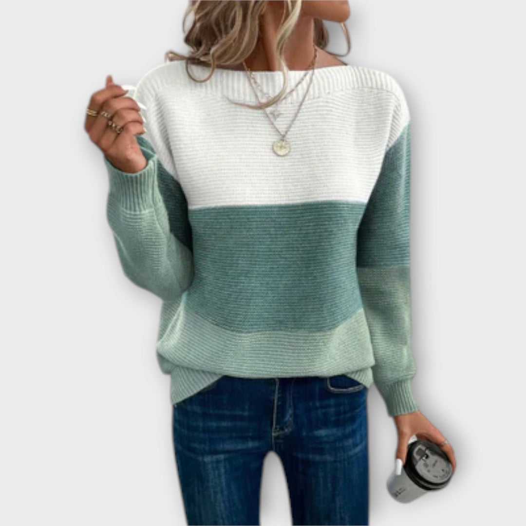Clara – Jersey patchwork tricolor