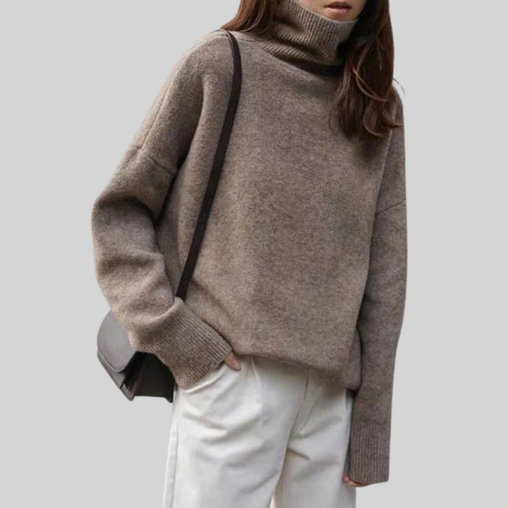 Maude | Jersey oversize de cuello alto