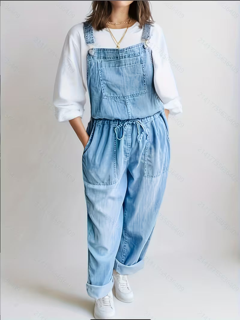 Margaux - Combinaison Détendue en Denim | Efecto Estilizante