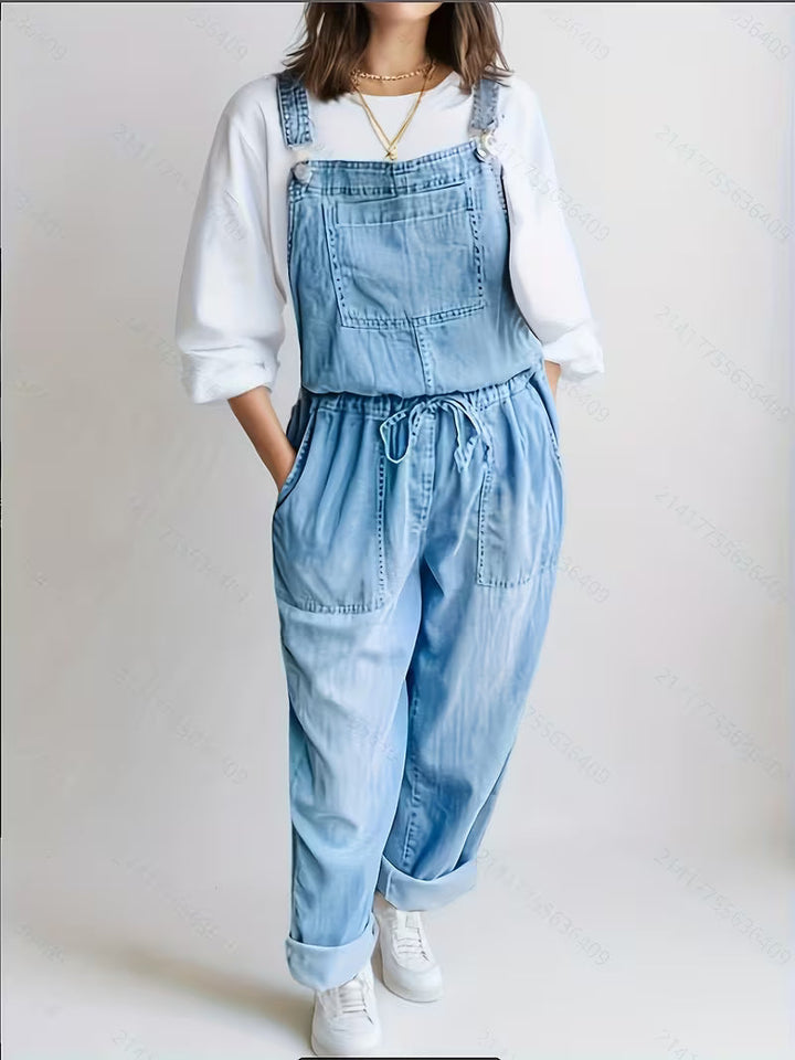 Margaux - Combinaison Détendue en Denim | Efecto Estilizante