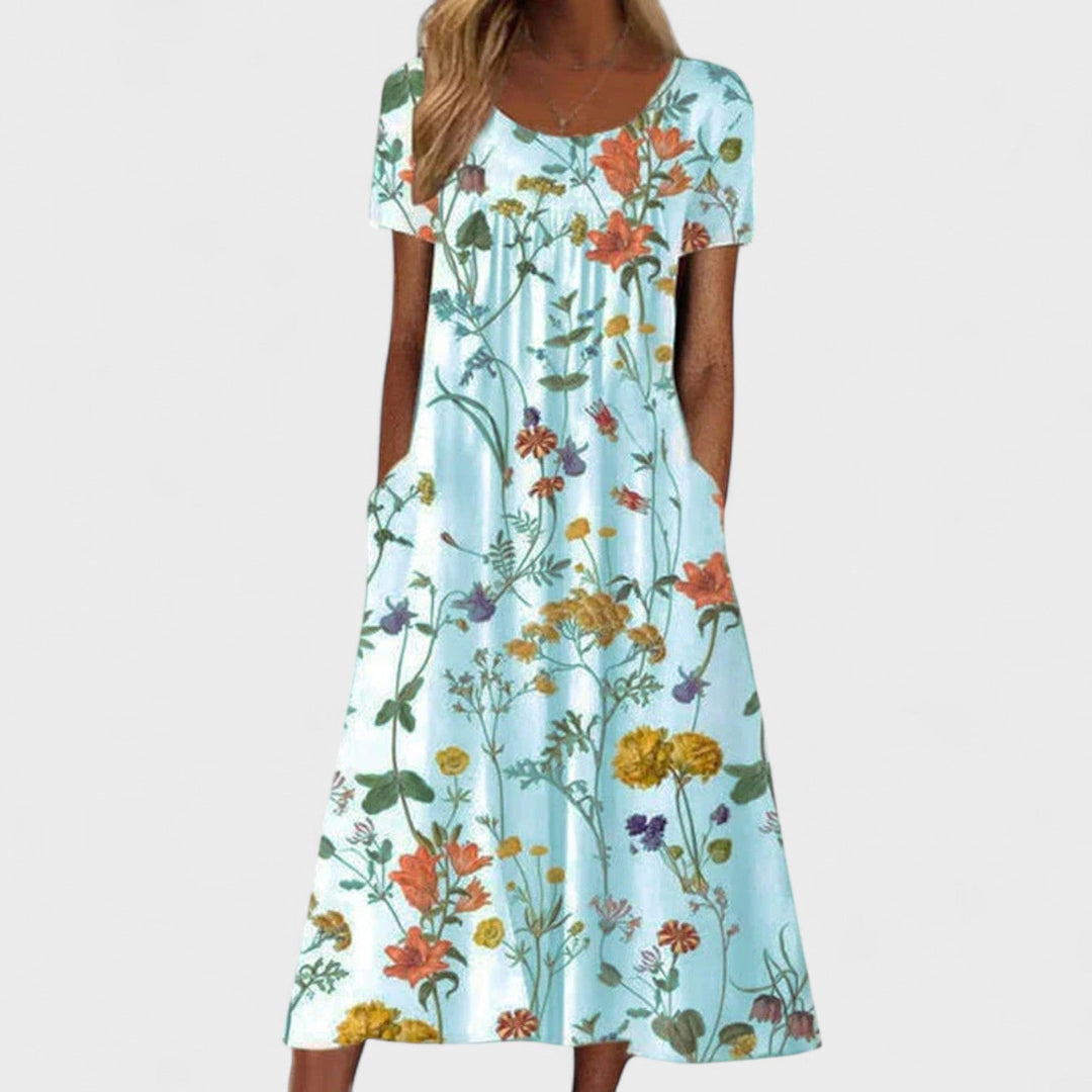 Amélia – Vestido largo de primavera