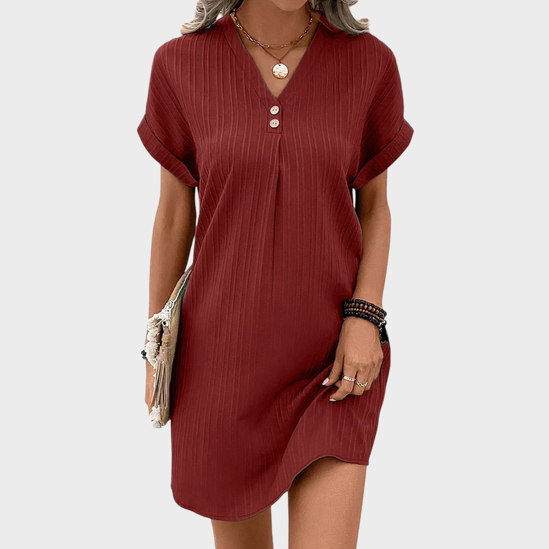 Luna - Vestido con escote en V