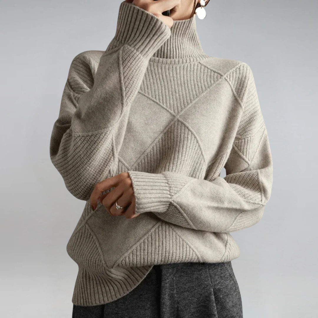 Anne | Suéter de Cuello Alto Luxe