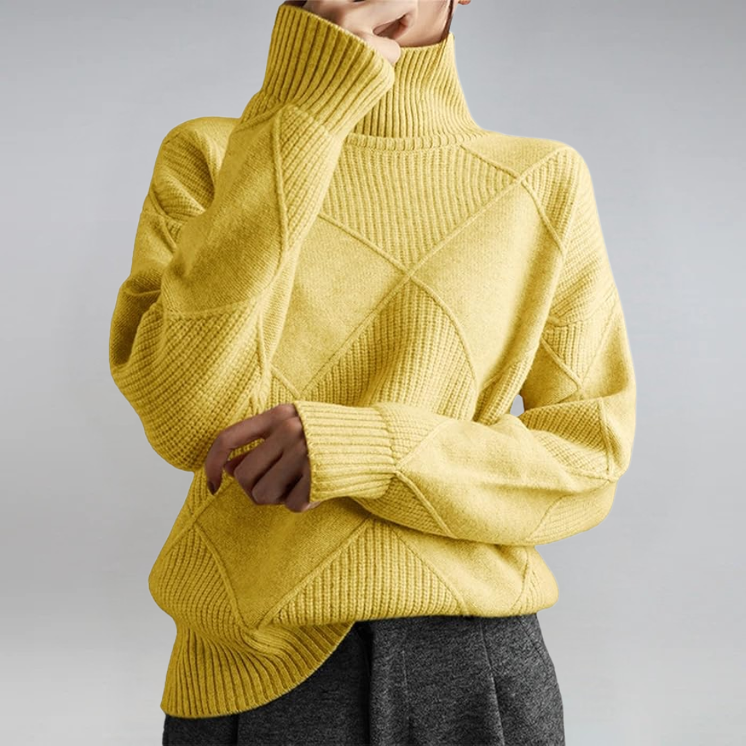 Anne | Suéter de Cuello Alto Luxe
