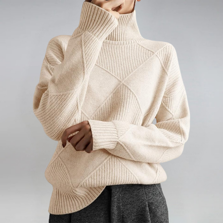 Anne | Suéter de Cuello Alto Luxe