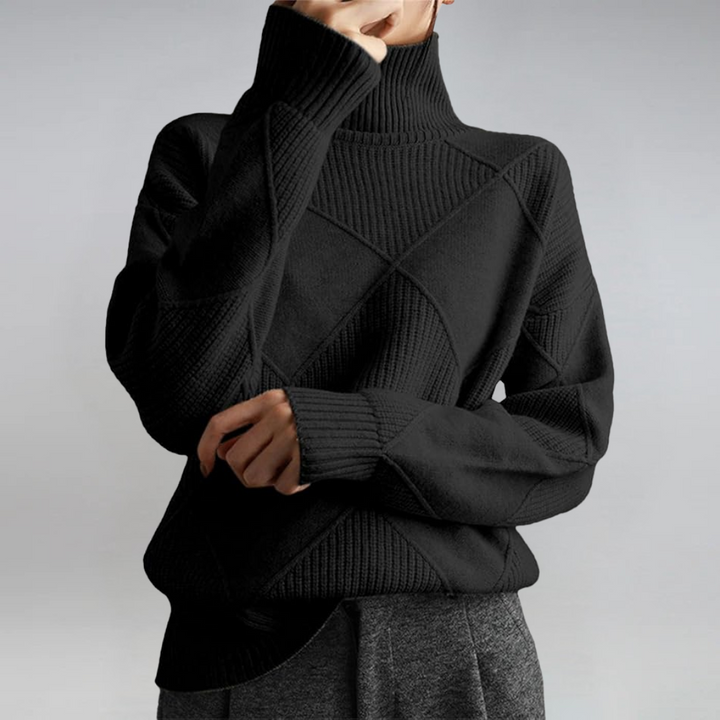 Anne | Suéter de Cuello Alto Luxe