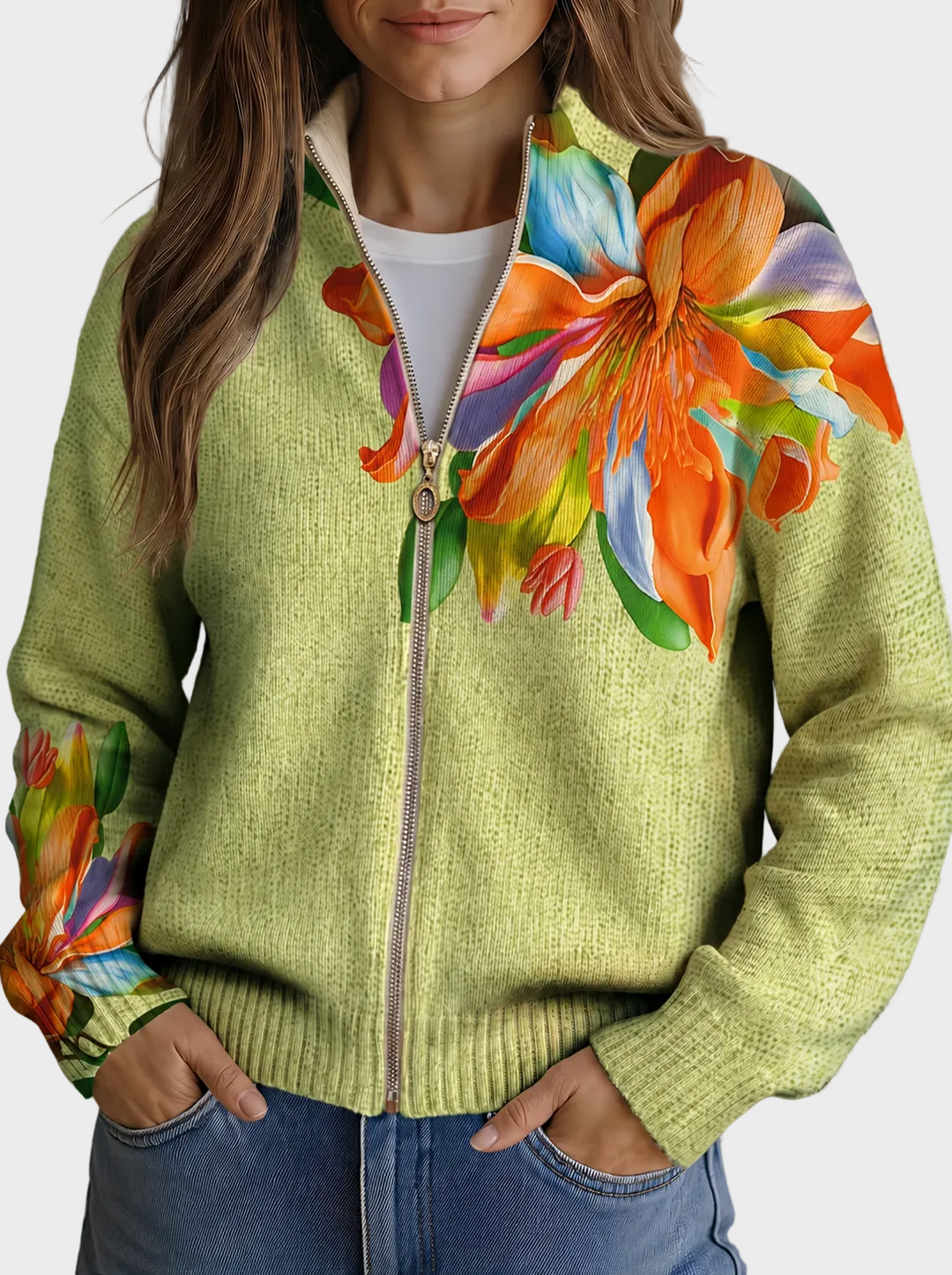 Sidonie - Impresión floral tropical vibrante