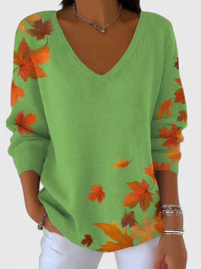 Sera™ | Jersey Elegante con Cuello en V