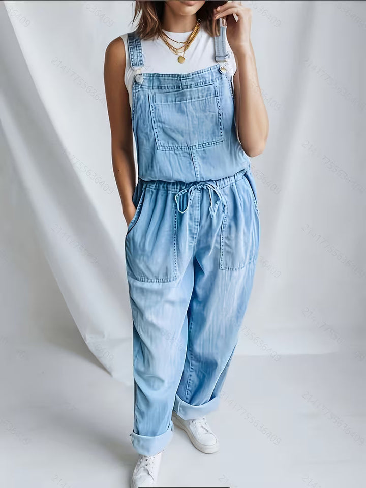 Margaux - Combinaison Détendue en Denim | Efecto Estilizante
