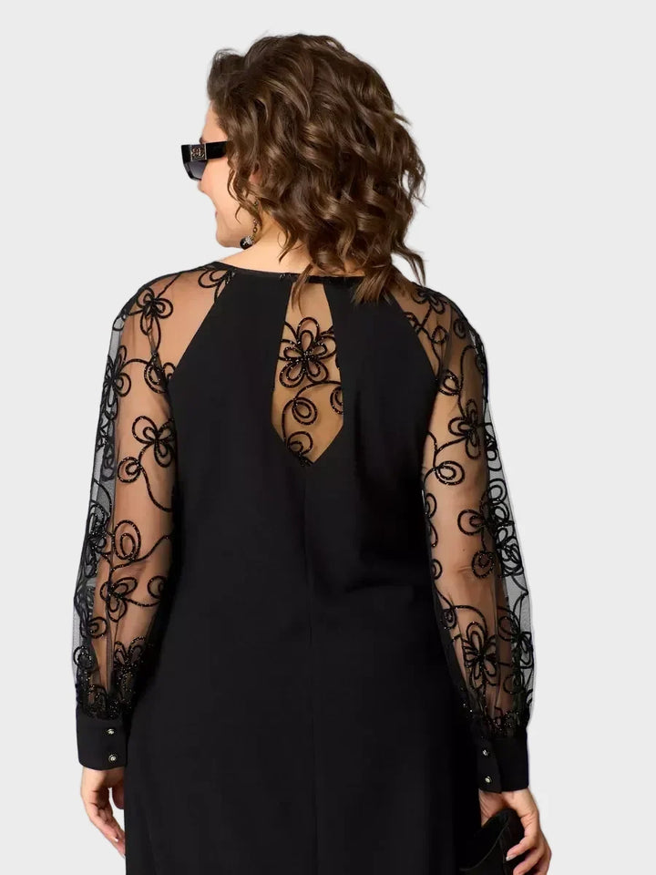 Celina - vestido midi clásico para ocasiones especiales Mujer