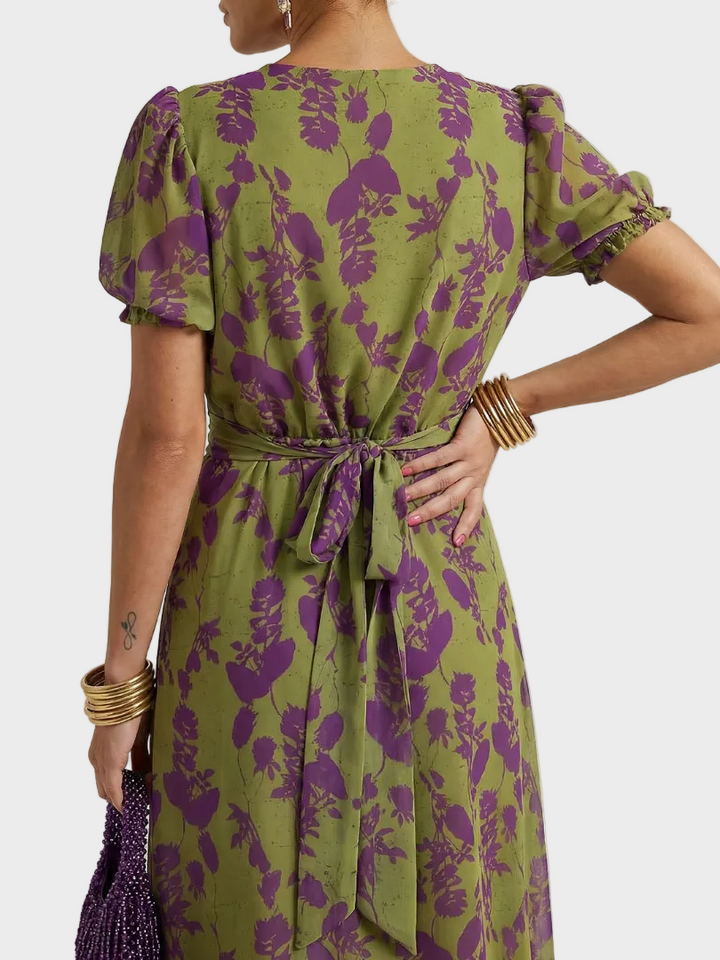 Natalia - Vestido Midi Floral Mujer