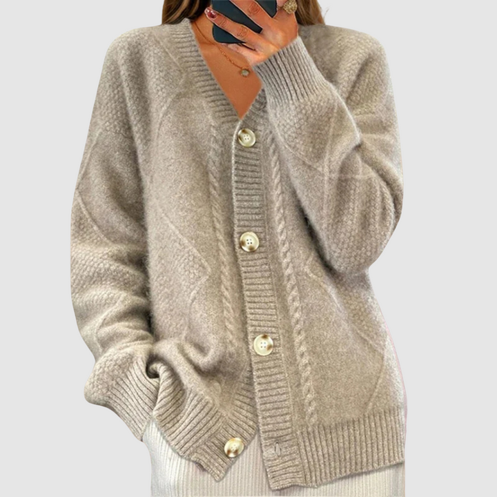 Elżbieta – Jersey con punto de ochos – imagen 4