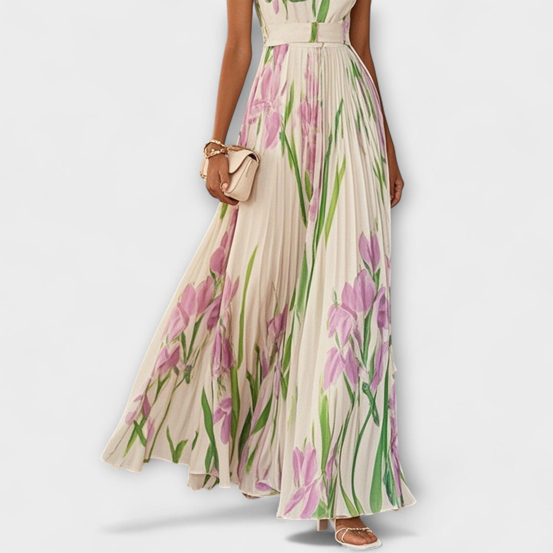 Penélope - Vestido Maxi de Chiffon Mujer