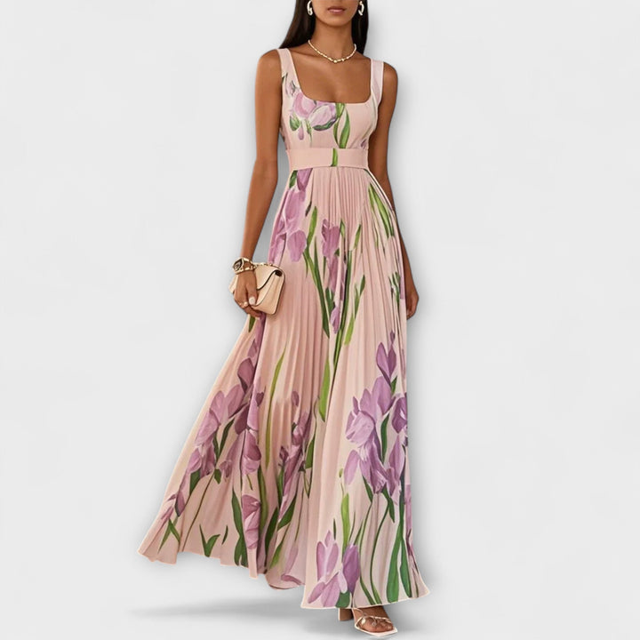 Penélope - Vestido Maxi de Chiffon Mujer