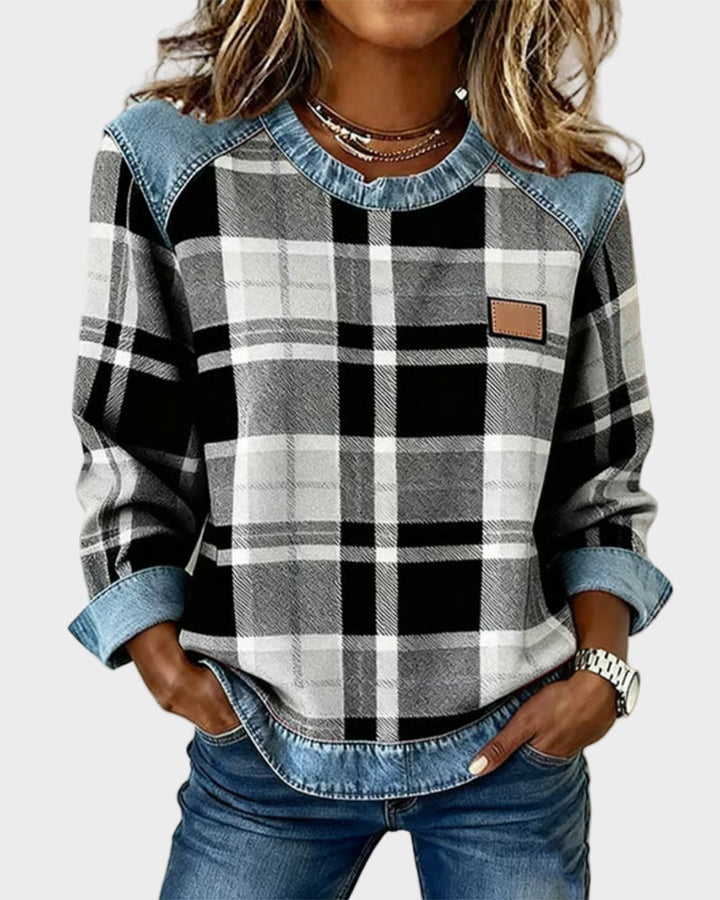 Ivy – Sudadera patchwork – imagen 9