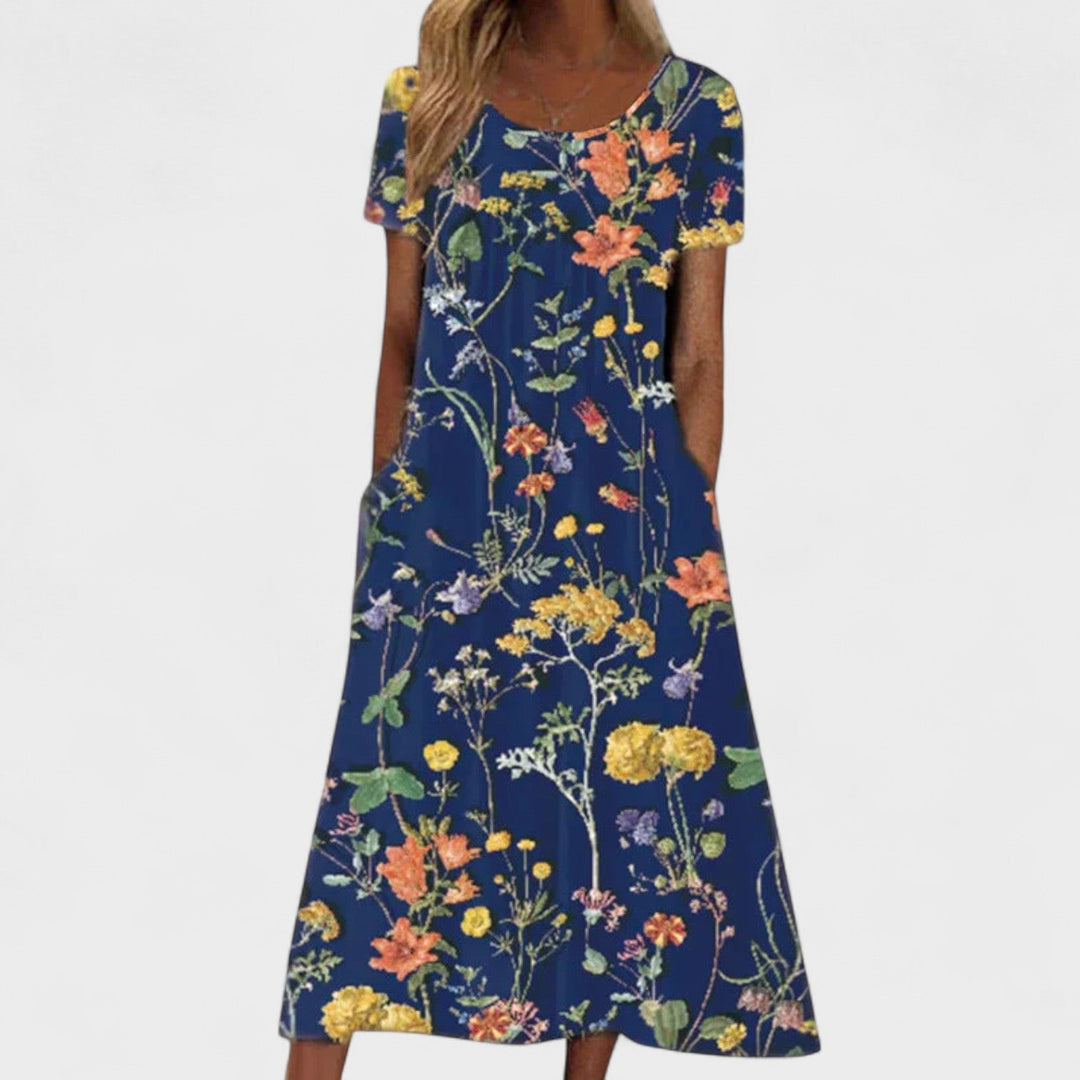 Amélia – Vestido largo de primavera
