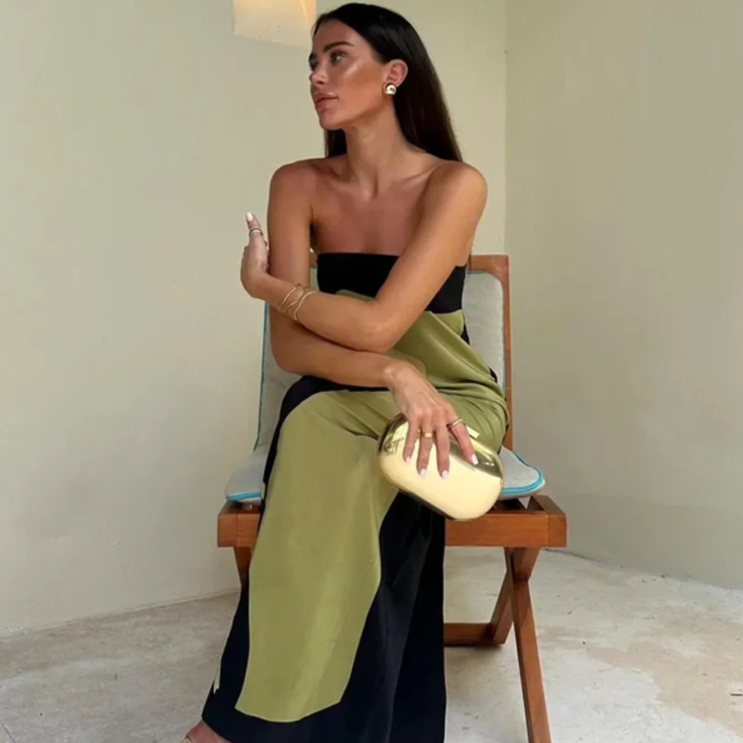 Paula - Vestido elegante con escote