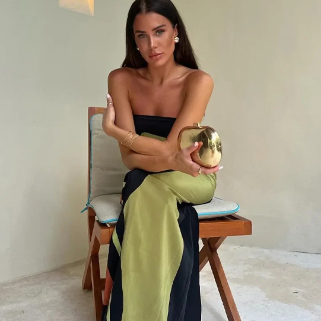 Paula - Vestido elegante con escote