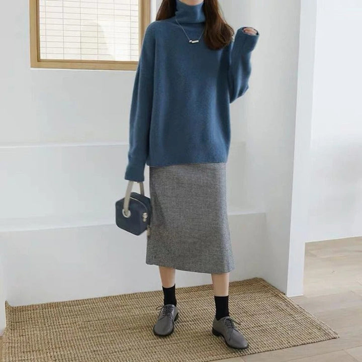 Maude | Jersey oversize de cuello alto