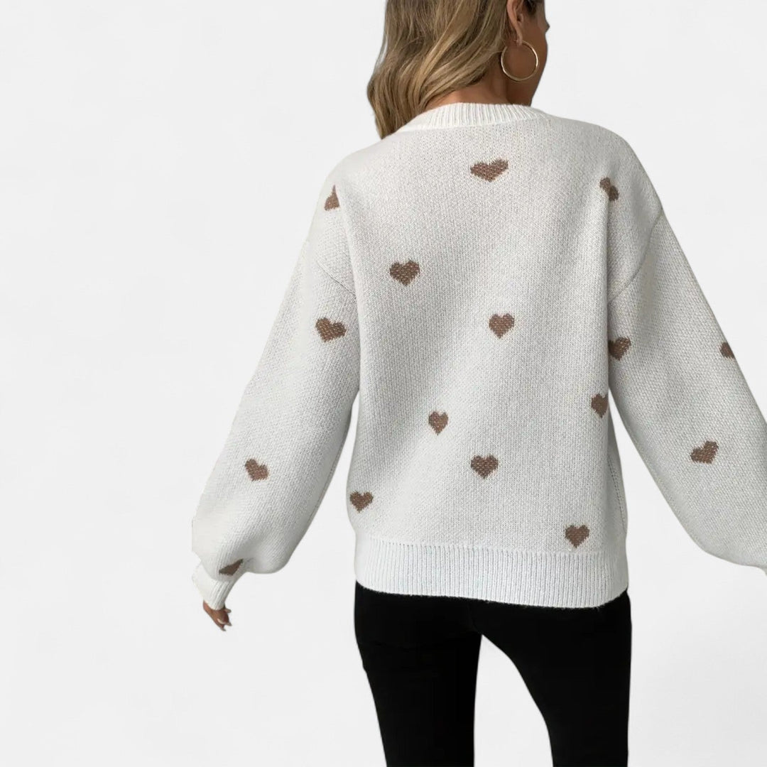 Isla™ | Jersey de Lana con Corazones
