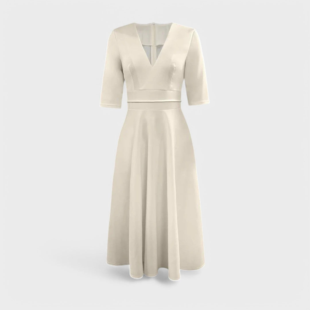 Helena - Vestido elegante con escote en V