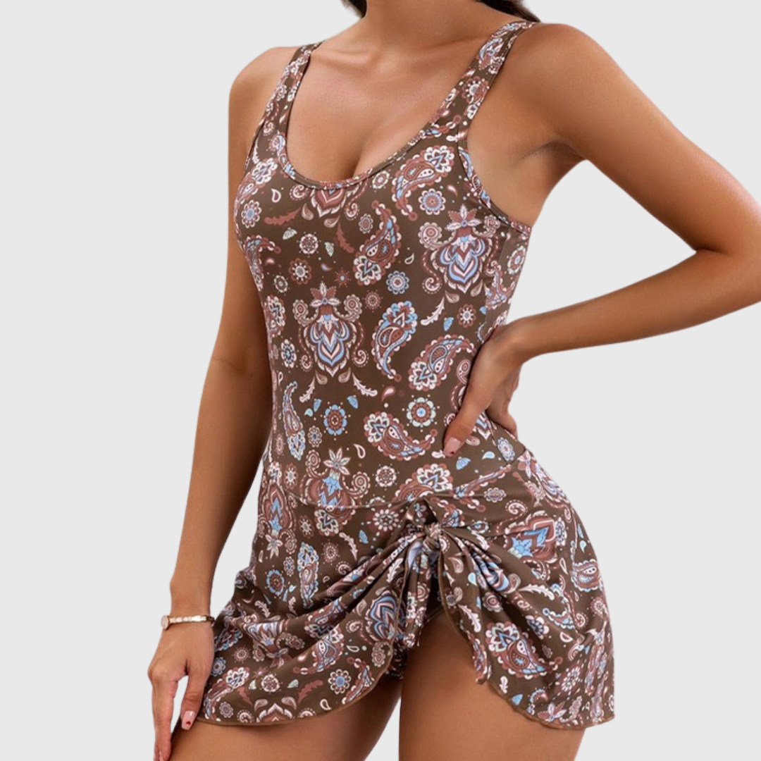 Clara | Traje de baño de una pieza con falda