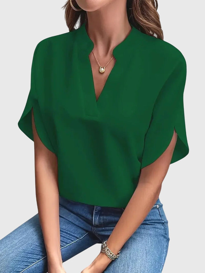 Isabelle | Camisa V Neck Suave y Elegante
