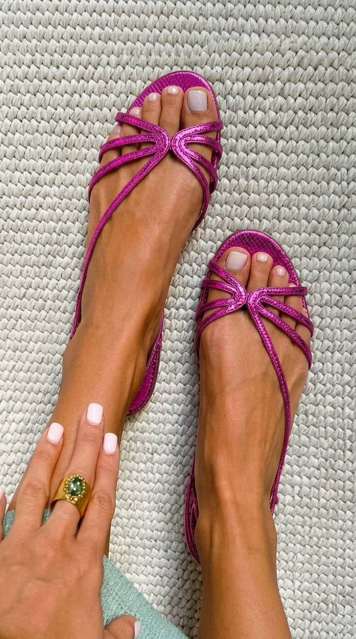 Ginevra | Sandalias Doradas Elegancia Verano