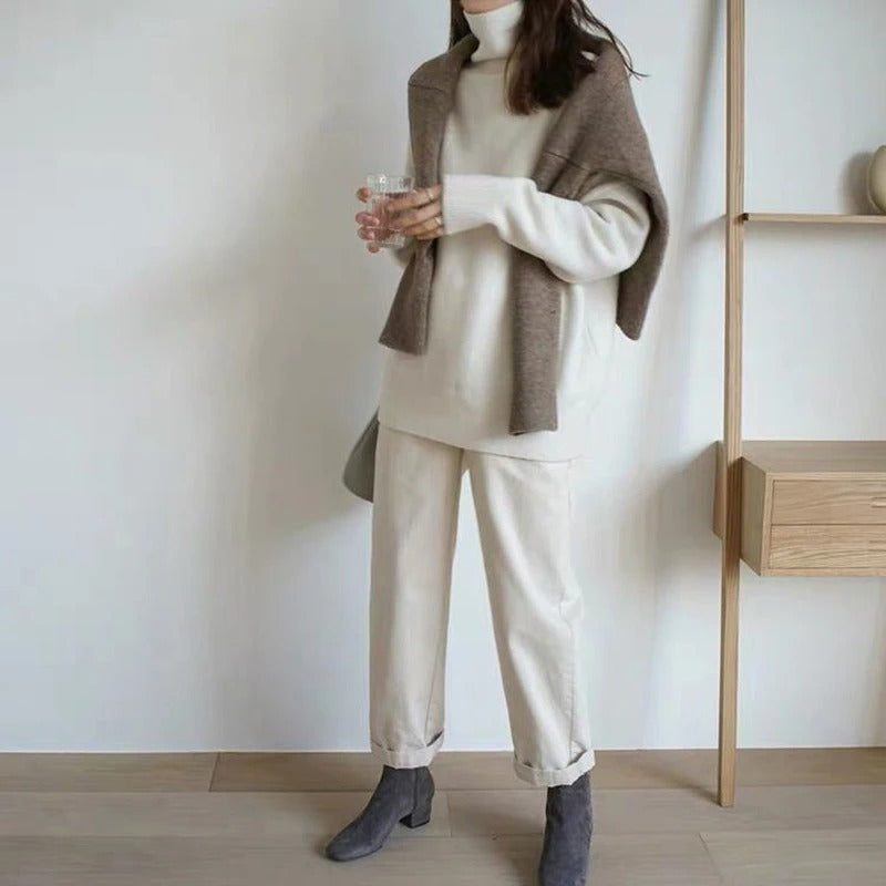 Maude | Jersey oversize de cuello alto