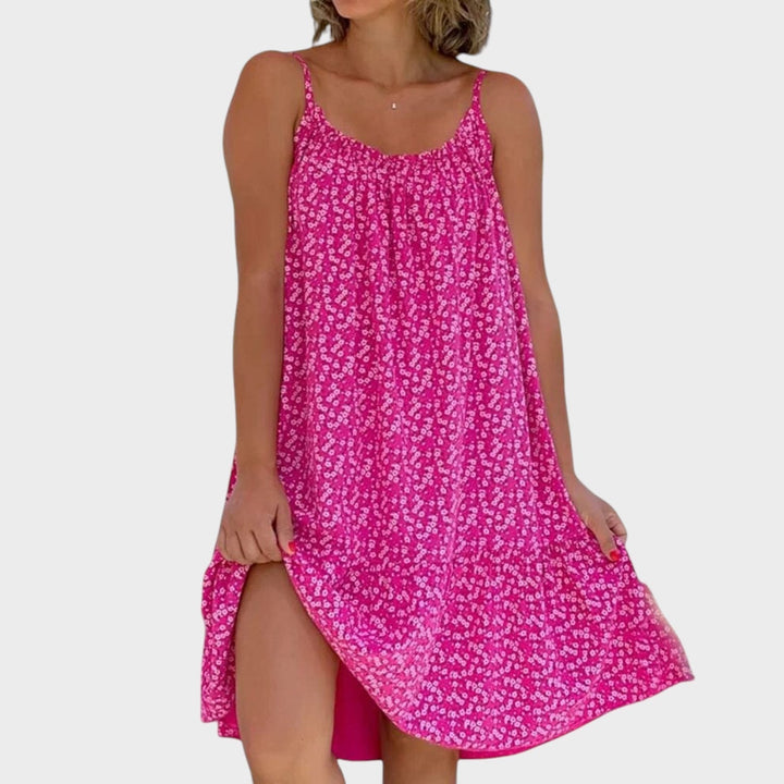 Rita - Vestido floral con tirantes finos