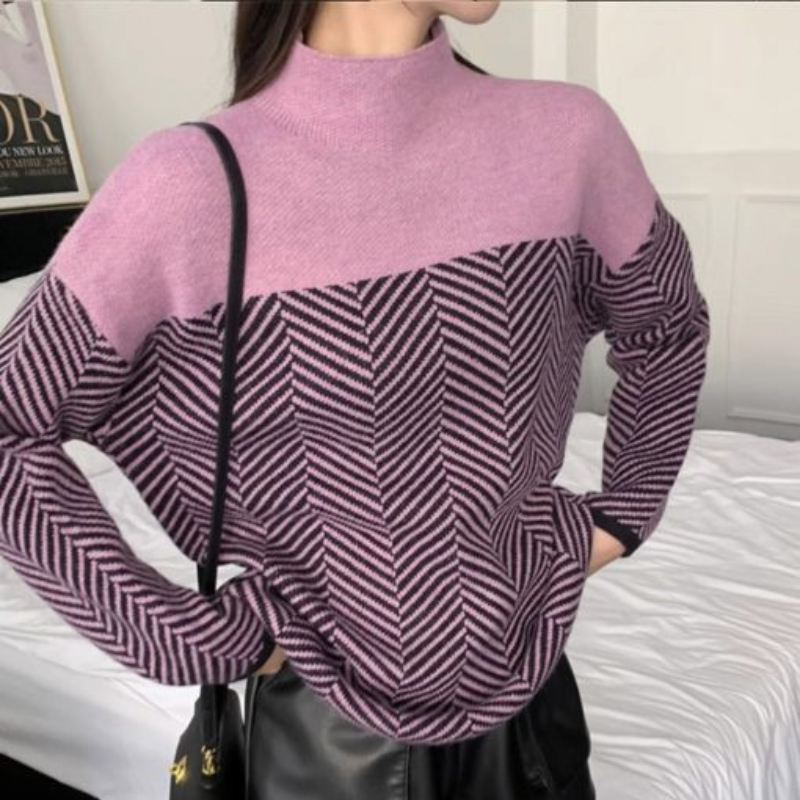 Marianne | Jersey de punto con dibujo geométrico