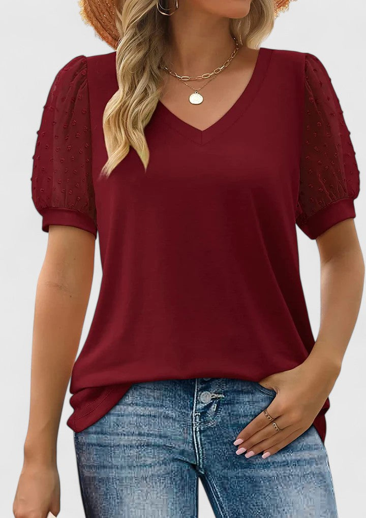Claire | Top V Cuello Confortable