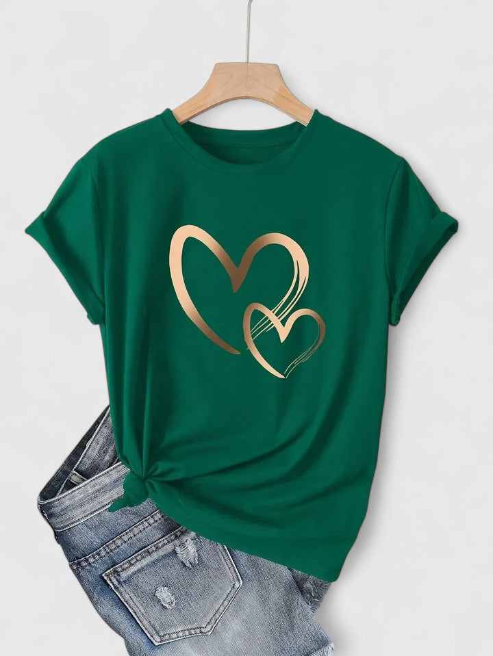 Clara | Camiseta Cómoda de Manga Corta