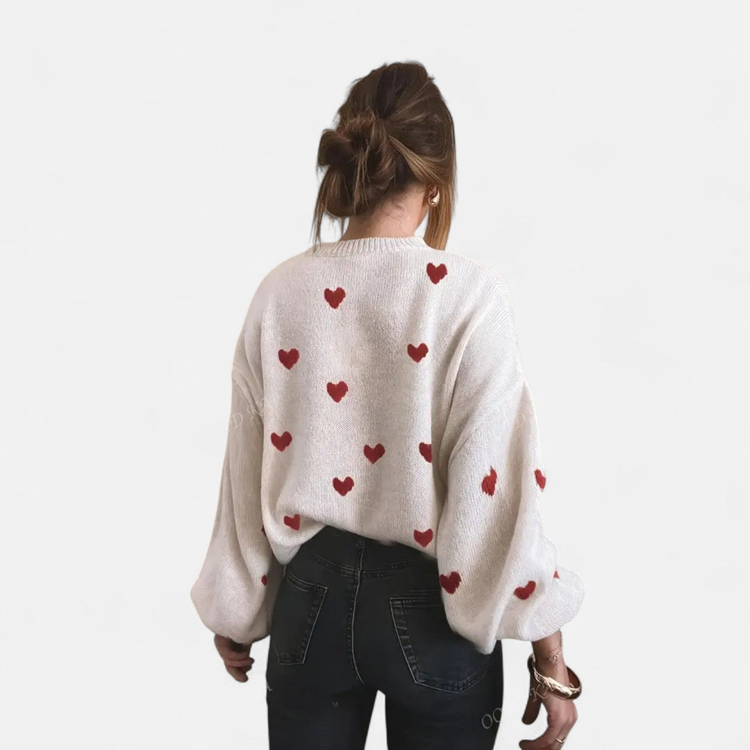 Isla™ | Jersey de Lana con Corazones